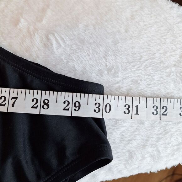 Time‎ And Tru Womens Swimsuit 1 Piece New Plus Size 3X 24W 26W Black Full Bottom - Picture 14 of 15